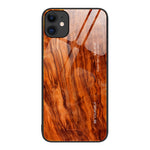 Wood Grain Glass Protective Case, For iPhone 7 Plus, For iPhone 11, For iPhone 14 Plus, For iPhone 14 Pro, For iPhone 14