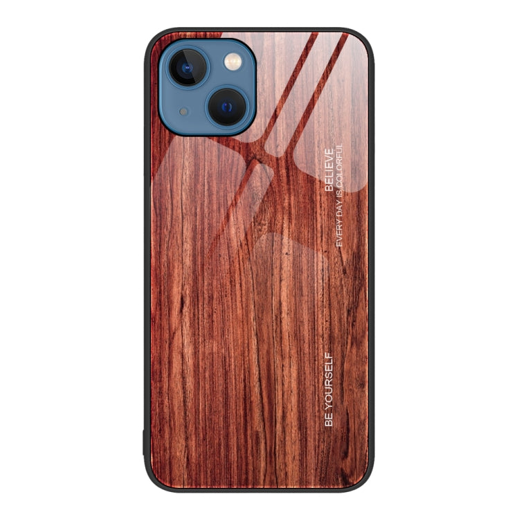Wood Grain Glass Protective Case, For iPhone 7 Plus, For iPhone 11, For iPhone 14 Plus, For iPhone 14 Pro, For iPhone 14