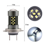 12V 7W Strobe Car LED Fog Light, 1 Pair H7, 1 Pair H11