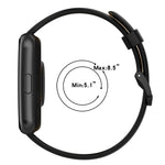 For Huawei Watch Fit 2 Two-Color Breathable Silicone Watch Band