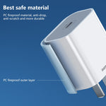 REMAX RP-U79 Speed Series 20W USB-C/Type-C Multi-Compatible Fast Charger, CN Plug, EU Plug, UK Plug