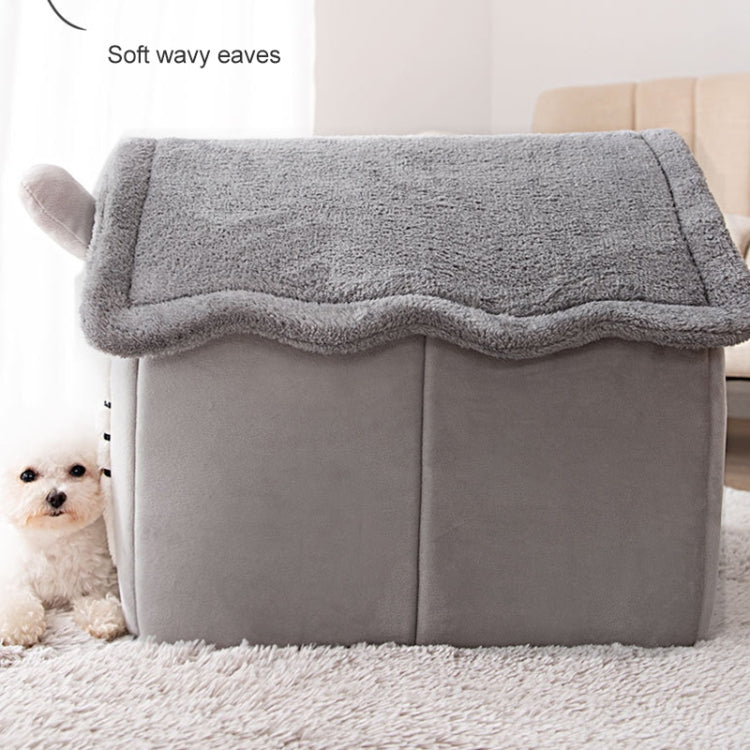 House Type Universal Removable and Washable Pet Dog Cat Bed Pet Supplies, M