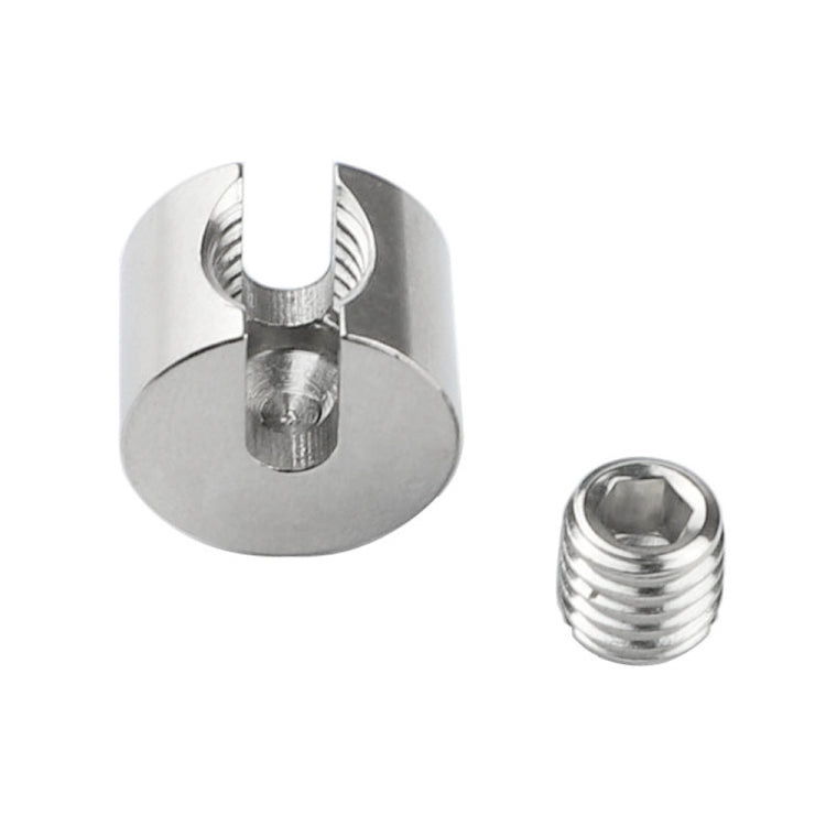 316 Stainless Steel Garden Wire Rope Fixed Clip, 2 PCS M4x2, 2 PCS M8x3, 2 PCS M8x4, 2 PCS M10x5, 2 PCS M10x6