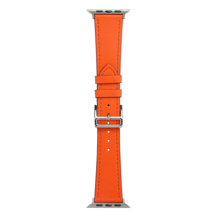 Single Lap Microfiber Leather Watch Band For Apple Watch Series, 7 45mm / 6&SE&5&4 44mm / 3&2&1 42mm, 7 41mm / 6&SE&5&4 40mm / 3&2&1 38mm
