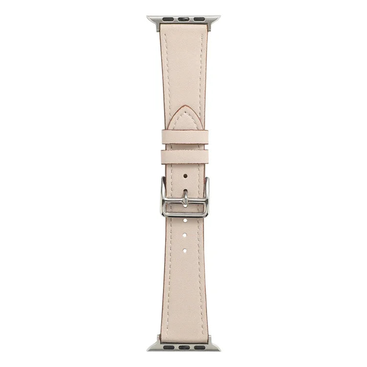 Single Lap Microfiber Leather Watch Band For Apple Watch Series, 7 45mm / 6&SE&5&4 44mm / 3&2&1 42mm, 7 41mm / 6&SE&5&4 40mm / 3&2&1 38mm