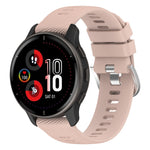 20mm Cross Textured Silicone Watch Band, For Garmin Venu 2Plus