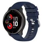 20mm Cross Textured Silicone Watch Band, For Garmin Venu 2Plus