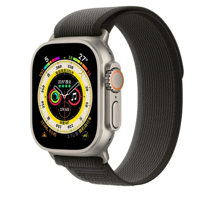Nylon Watch Band For Apple Watch Series 8&7 41mm / SE 2&6&SE&5&4 40mm, For Apple Watch 42mm / 41mm / 40mm / 38mm