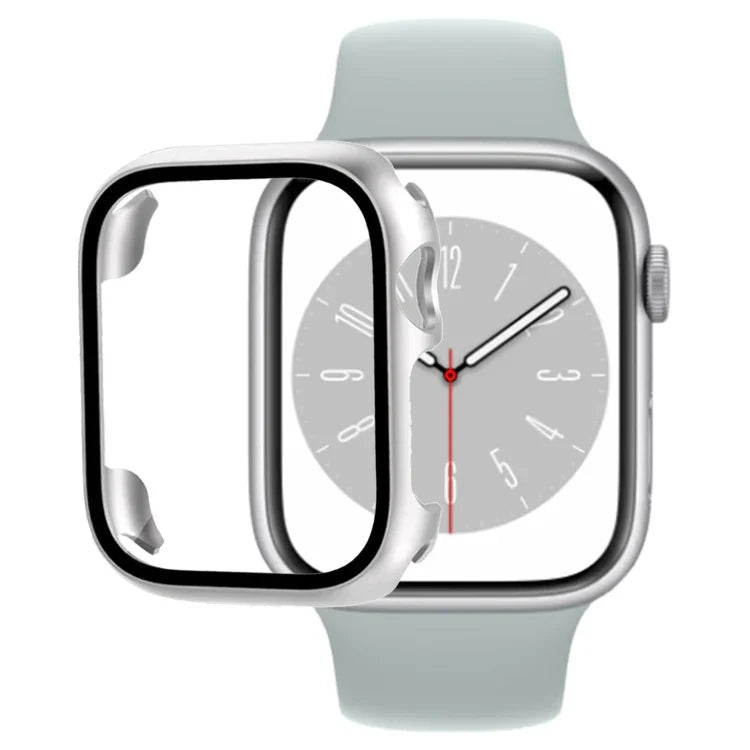 Tempered Glass Film PC Watch Case, For Apple Watch Series 9 / 8 / 7 41mm, For Apple Watch Series 9 / 8 / 7 45mm