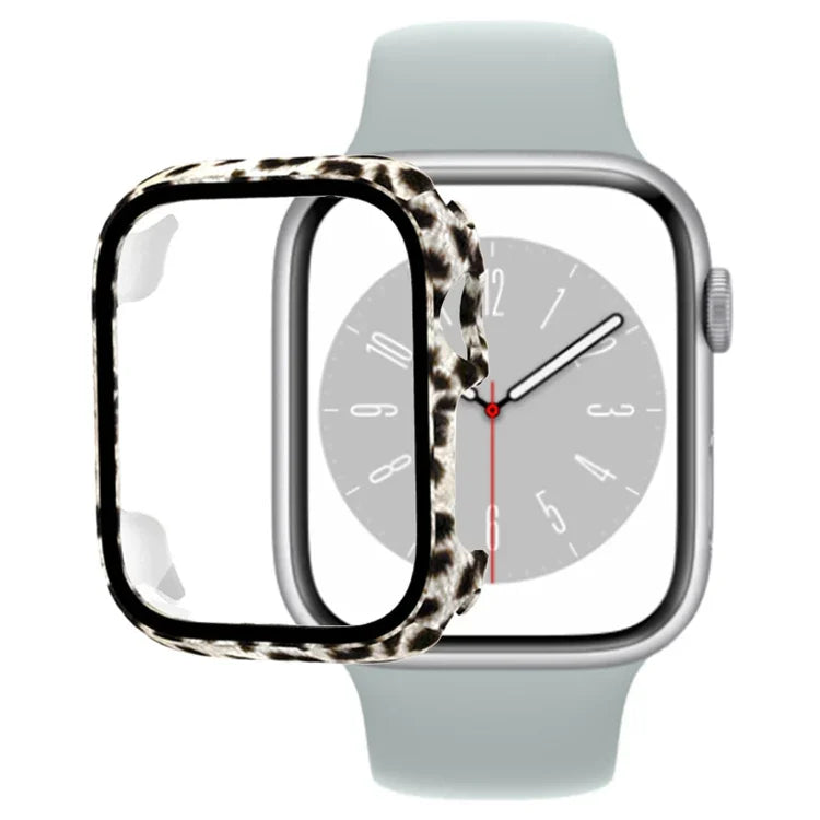 Tempered Glass Film PC Watch Case, For Apple Watch Series 9 / 8 / 7 41mm, For Apple Watch Series 9 / 8 / 7 45mm