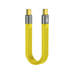 100W 10Gbps USB-C/Type-C to USB-C/Type-C FPC Flexible Data Cable, Length: 13.8cm, 10Gbps USB-C/Type-C to USB-C/Type-C