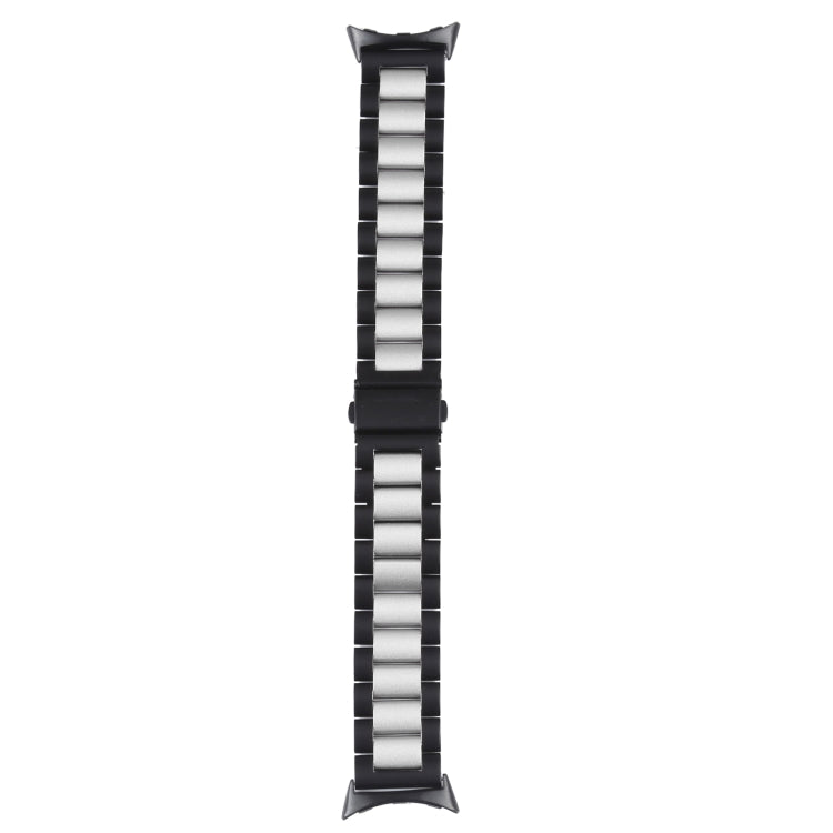 Three Strains Stainless Steel Metal Watch Band, For Google Pixel Watch 5 / 4 / 3 / 2 / 1 41mm