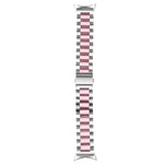 Three Strains Stainless Steel Metal Watch Band, For Google Pixel Watch 5 / 4 / 3 / 2 / 1 41mm