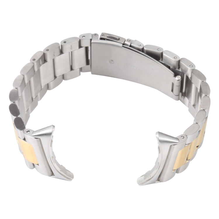 Three Strains Stainless Steel Metal Watch Band, For Google Pixel Watch 5 / 4 / 3 / 2 / 1 41mm