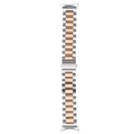 Three Strains Stainless Steel Metal Watch Band, For Google Pixel Watch 5 / 4 / 3 / 2 / 1 41mm