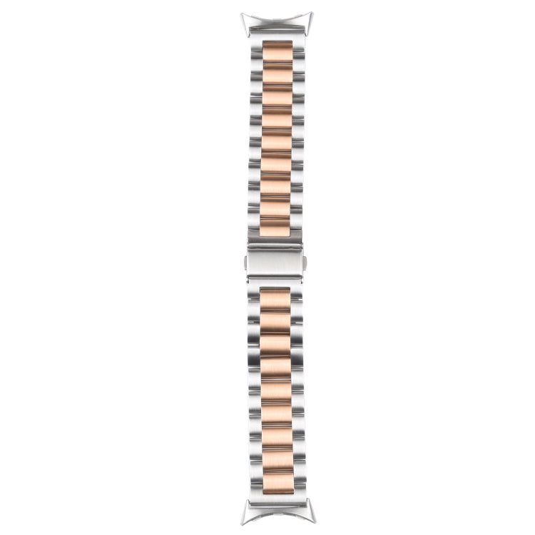 Three Strains Stainless Steel Metal Watch Band, For Google Pixel Watch 5 / 4 / 3 / 2 / 1 41mm