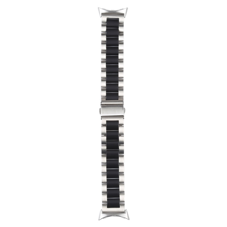 Three Strains Stainless Steel Metal Watch Band, For Google Pixel Watch 5 / 4 / 3 / 2 / 1 41mm
