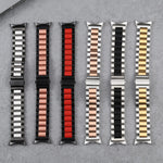 Three Strains Stainless Steel Metal Watch Band, For Google Pixel Watch 5 / 4 / 3 / 2 / 1 41mm