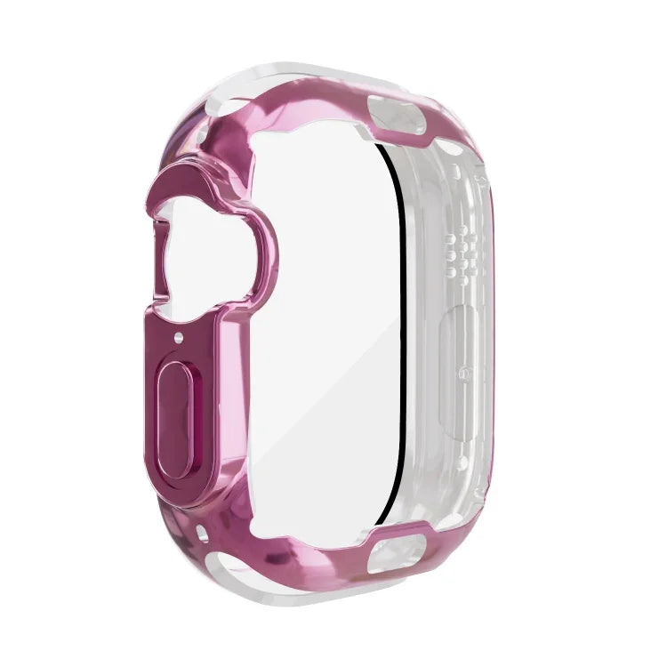 All-inclusive Plating TPU Shockproof Case, For Apple Watch 9 / 8 / 7 45mm, For Apple Watch 8 / 7 45mm, For Apple Watch 9 / 8 / 7 41mm