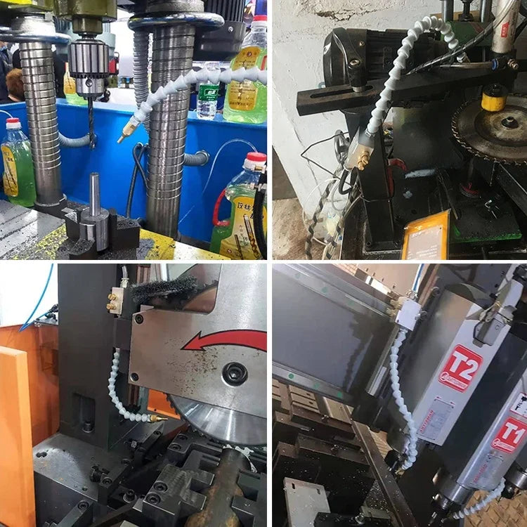 CNC Lathe Mist Coolant Lubrication Spray Engraving Machine Cooling Sprayer, Without Magnetic Base, With Magnetic Base