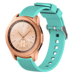 20mm Vertical Grain Silicone Watch Band, For Samsung Galaxy Watch5 40mm/44mm / Watch5 Pro