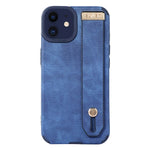 Wrist Strap TPU Leather Phone Case, For iPhone 11, For iPhone 14