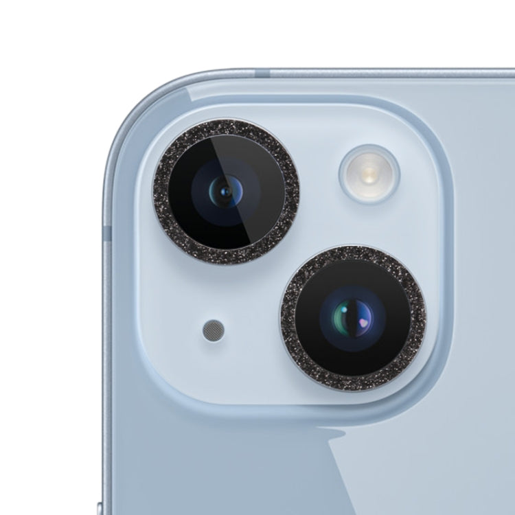 Glitter Ring Tempered Glass Camera Lens Film, For iPhone 14, For iPhone 14 Plus, For iPhone 14 Pro, For iPhone 14 Pro Max