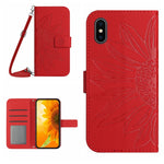 Skin Feel Sun Flower Pattern Flip Leather Phone Case, For iPhone XS Max