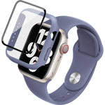 imak Silicone Watch Band PC Frame with Tempered Glass Film, For Apple Watch SE 2022 40mm