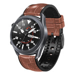 Bamboo Joint Texture Silicone Leather Watch Band, For Huawei GT 3 Pro 46mm