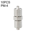 PM-4 LAIZE 2pcsNickel Plated Copper Straight Pneumatic Quick Connector, PM-4 (2pcs), PM-6 (2pcs), PM-8 (2pcs), PM-10 (2pcs), PM-12, PM-14, PM-16