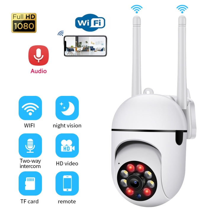 A7 1080P HD Wireless WiFi Smart Surveillance Camera Support Night Vision / Two Way Audio, with 16G Memory