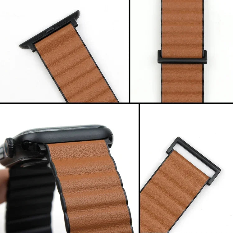 TPU Magnetic Watch Band, For Apple Watch Ultra 49mm / Series 8&7 45mm / SE 2&6&SE&5&4 44mm / 3&2&1 42mm, For Apple Watch Series 8&7 41mm / SE 2&6&SE&5&4 40mm / 3&2&1 38mm