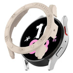 Half Coverage PC Watch Protective Case with Scale, For Samsung Galaxy Watch5 / Watch4 44 mm