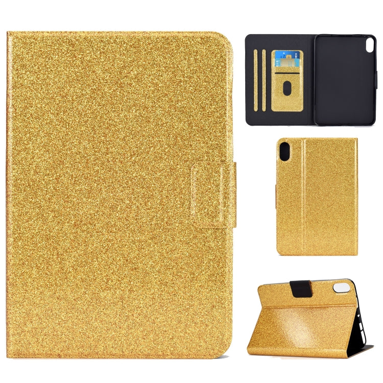 Varnish Glitter Powder Smart Leather Tablet Case, For  iPad 10th Gen 10.9 2022