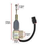 For Cummins / Hyundai Eengine Shutdown Solenoid Valve SA-4756-24 3932530, SA-4756-24