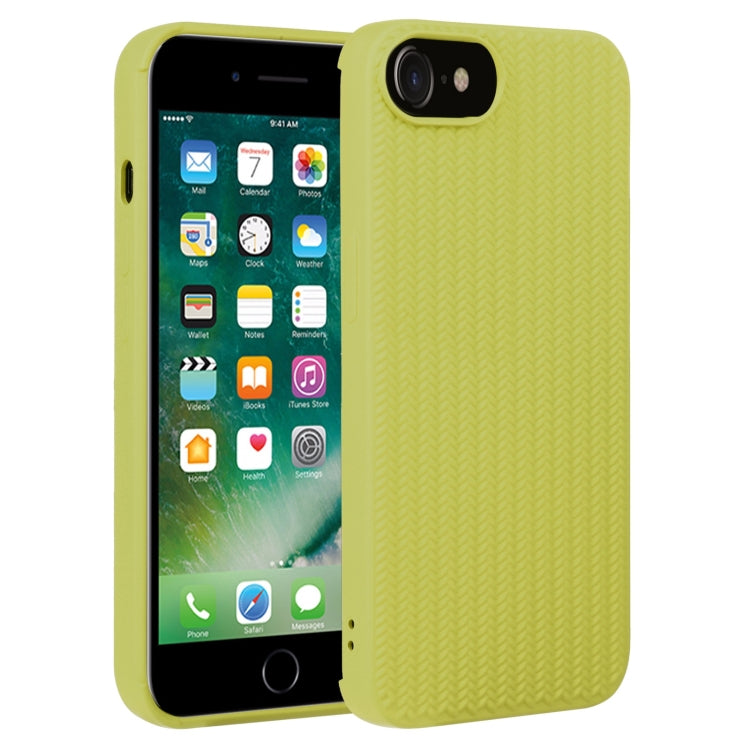 Weave Texture Silicone Phone Case, For iPhone SE 2022 / SE 2020 / 7 / 8, For iPhone 7 Plus / 8 Plus