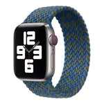 Nylon Single-turn Braided Watch Band For Apple Watch Series 8&7 41mm / SE 2&6&SE&5&4 40mm / 3&2&1 38mm, For Apple Watch Series 8&7 41mm,135mm, For Apple Watch Series 8&7 41mm, 135mm