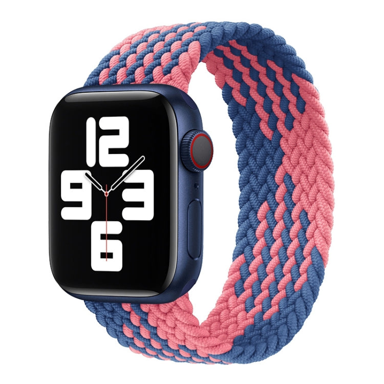 Nylon Single-turn Braided Watch Band For Apple Watch Series 8&7 41mm / SE 2&6&SE&5&4 40mm / 3&2&1 38mm, For Apple Watch Series 8&7 41mm,155mm, For Apple Watch Series 8&7 41mm, 155mm