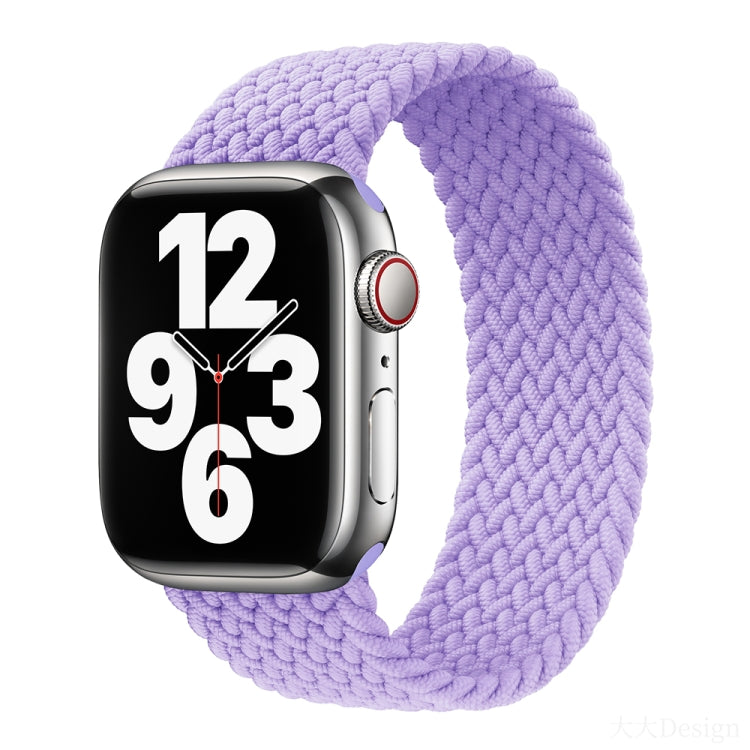 Nylon Single-turn Braided Watch Band For Apple Watch Series 8&7 41mm / SE 2&6&SE&5&4 40mm / 3&2&1 38mm, For Apple Watch Series 8&7 41mm,155mm, For Apple Watch Series 8&7 41mm, 155mm