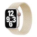 Nylon Single-turn Braided Watch Band For Apple Watch Series 8&7 41mm / SE 2&6&SE&5&4 40mm / 3&2&1 38mm, For Apple Watch Series 8&7 41mm,155mm, For Apple Watch Series 8&7 41mm, 155mm