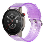 Diamond Texture Clear Glitter Watch Band, 20mm, 22mm