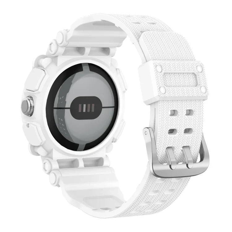 Three-proof Solid Color Integrated Watch Band, For Google Pixel Watch