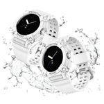 Three-proof Solid Color Integrated Watch Band, For Google Pixel Watch