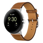 Genuine Leather Watch Band, For Google Pixel Watch 4 / 3 / 2 / 1 41mm