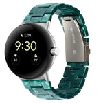 Three-beads Resin Watch Band, For Google Pixel Watch 4 / 3 / 2 / 1 41mm