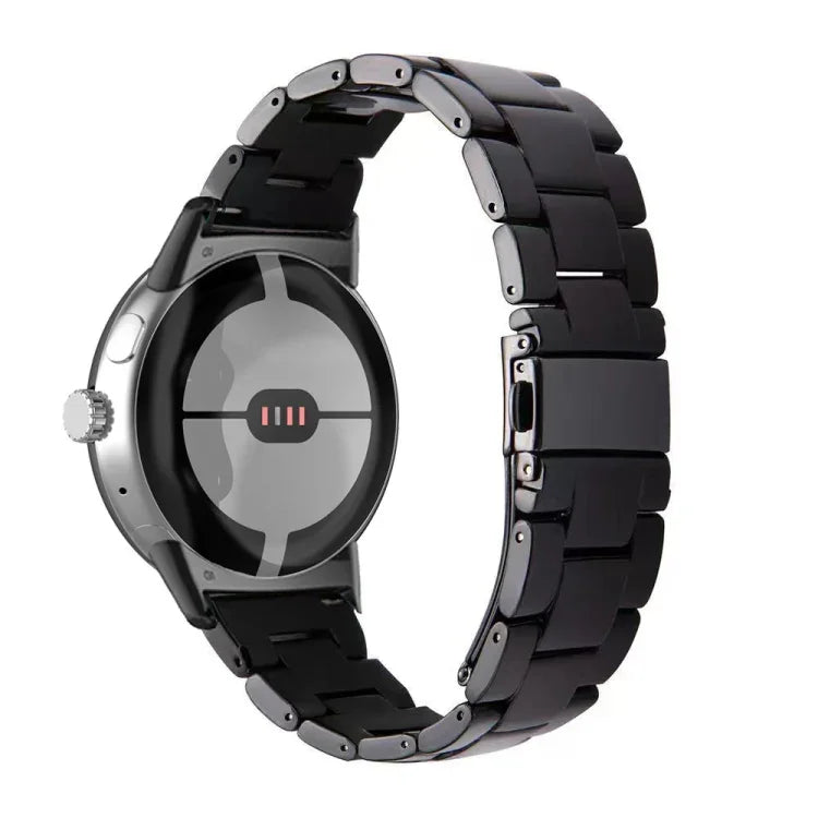 Three-beads Resin Watch Band, For Google Pixel Watch 4 / 3 / 2 / 1 41mm