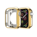 Plating TPU Round Hole Hollowing Protective Case, For Apple Watch Series 3 & 2 & 1 38mm, For Apple Watch Series 6 / 5 / 4 / SE 2025 / 2023 / 2022 44mm