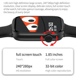 HT15 1.85 inch Silicone Band IP67 Waterproof Smart Watch, Support Bluetooth Calling / Sleep Monitoring