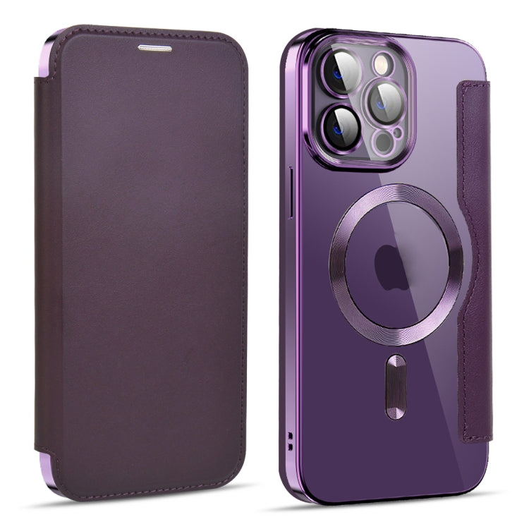 MagSafe Magnetic RFID Anti-theft Leather Phone Case, For iPhone 14 Pro Max, For iPhone 14 Pro, For iPhone 14, For iPhone 14 Plus, For iPhone 13 Pro Max, For iPhone 13 Pro